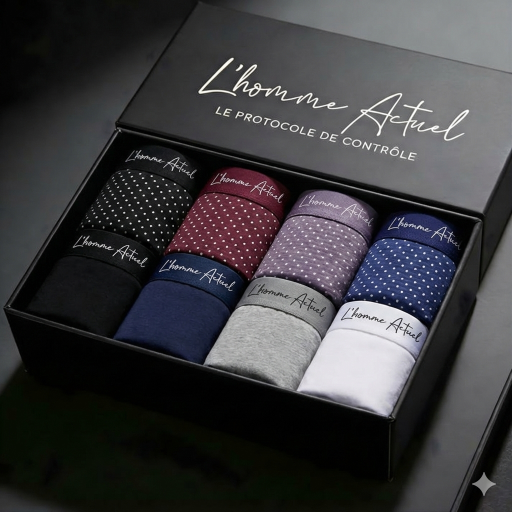 Pack 8 boxers Bambou